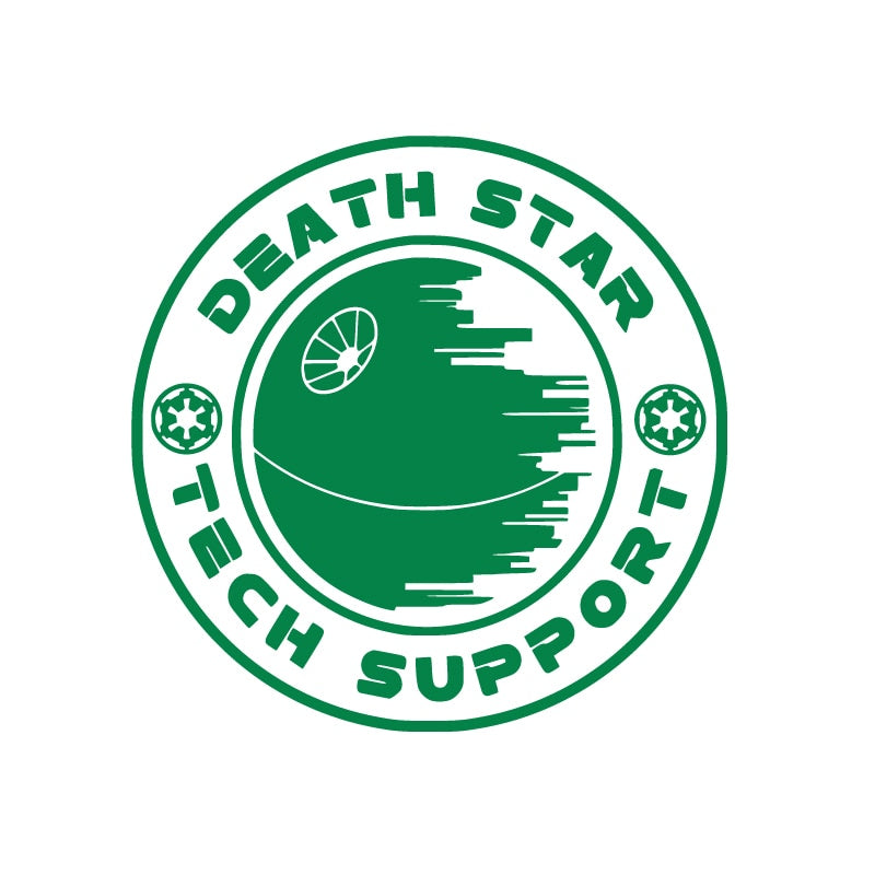 Star Wars 'Death Star | Tech Support' Vinyl Car Sticker