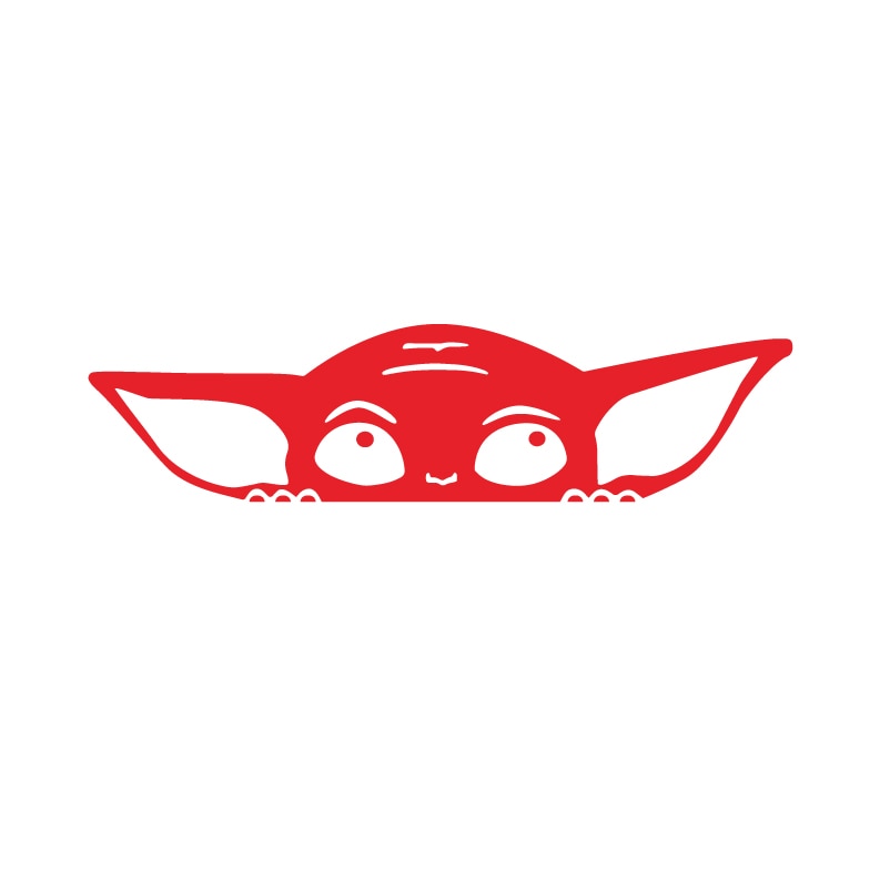 Star Wars 'Baby Yoda | Look Up' Vinyl Car Peeker Sticker