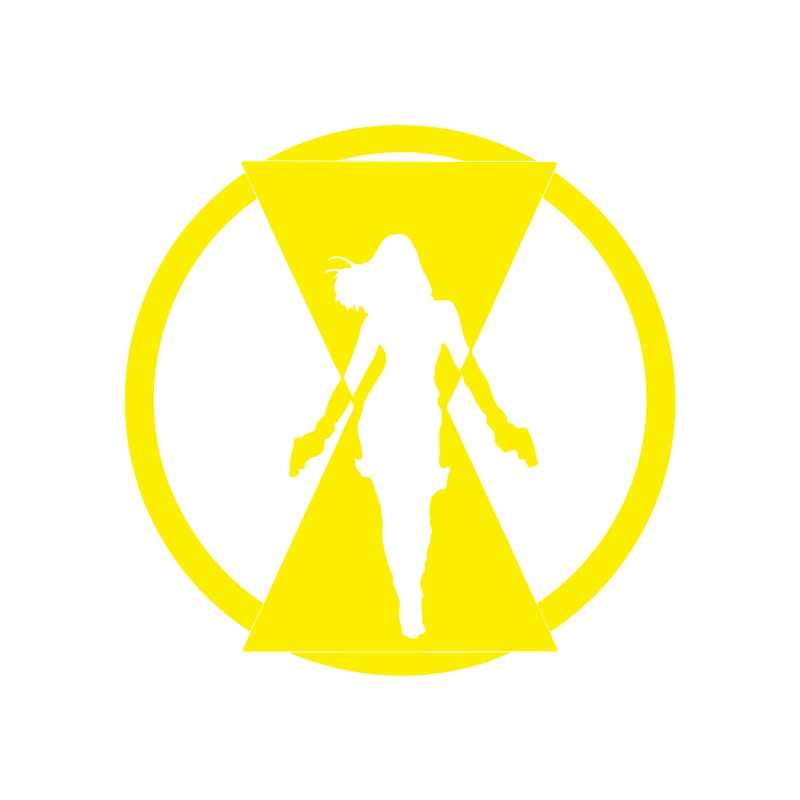 Black Widow 'Natasha Romanoff | Logo' Vinyl Car Sticker