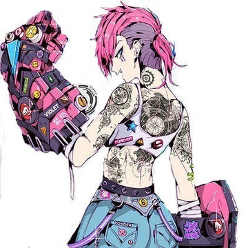 League of Legends 'Vi | Piltover Enforcer | Tattoos' Vinyl Car Sticker