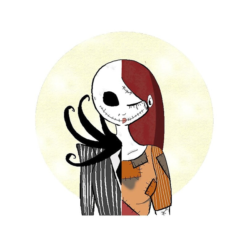 The Nightmare Before Christmas 'Jack x Sally' Vinyl Car Sticker