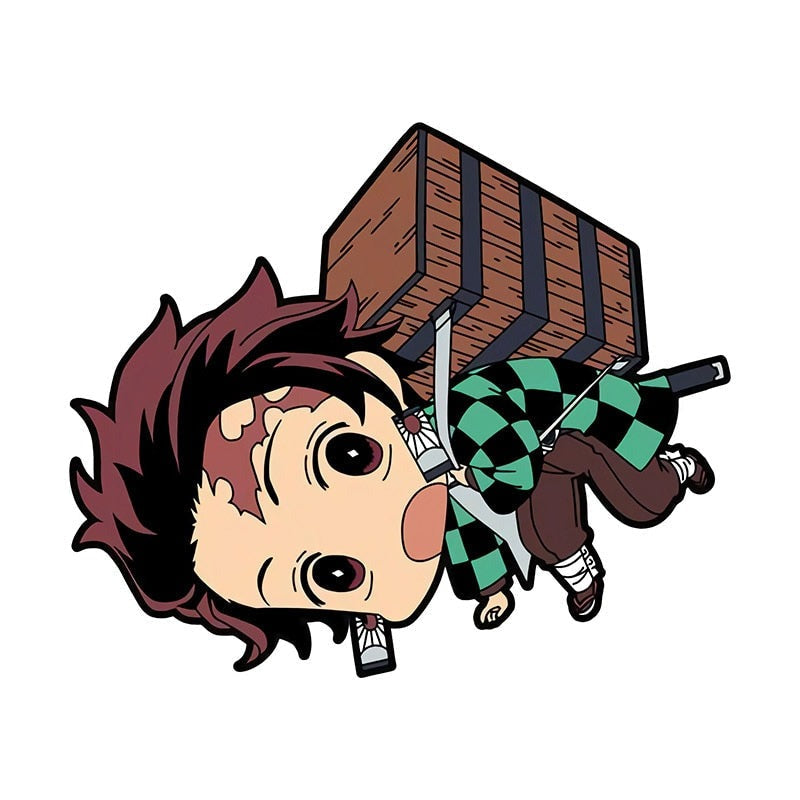Demon Slayer 'Hanging Tanjiro | Shocked' Viny Car Sticker