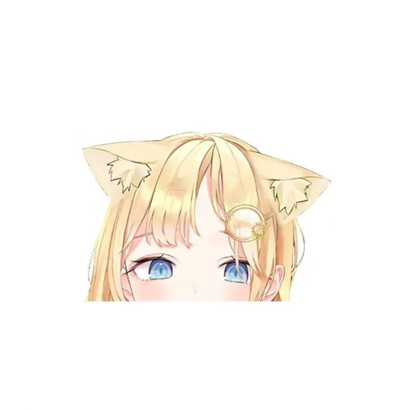 Music 'Watson Amelia | Peeping' Vinyl Car Peeker Sticker