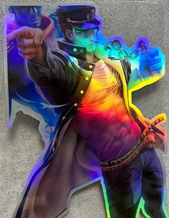 JoJo's Bizarre Adventure 'Jotaro Kujo | Reflective Laser' Vinyl Car Sticker