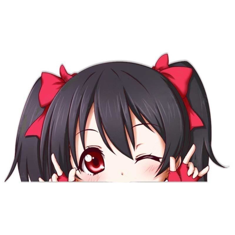 Love Live! 'Nico Yazawa | Rock-On' Vinyl Car Peeker Sticker