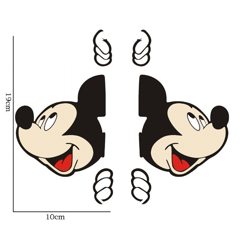 Mickey Mouse 'Mickey | Looking Up' Vinyl Car Peeker Sticker