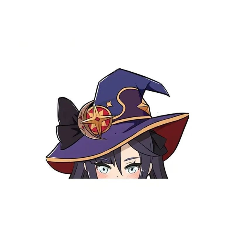 Genshin Impact 'Mona | Serious' Vinyl Car Peeker Sticker