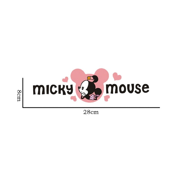 Micky Mouse 'Minnie | Resting Chin On Hands | 2.0' Vinyl Car Sticker