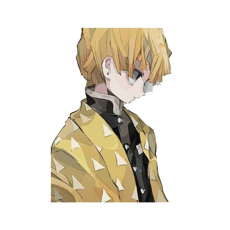 Demon Slayer 'Zenitsu | Lonely' Vinyl Car Sticker