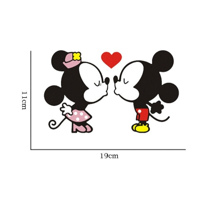 Mickey Mouse 'Minnie And Mickey | Couple In Love | 1.0' Vinyl Car Sticker