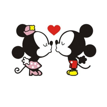 Mickey Mouse 'Minnie And Mickey | Couple In Love | 2.0' Vinyl Car Sticker