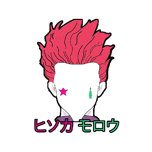 Hunter x Hunter 'Hisoka Morow | No Eyes' Vinyl Car Peeker Sticker