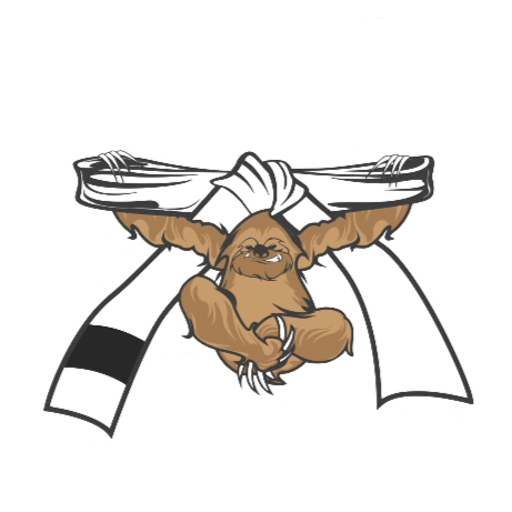 Jiu Jitsu Belt 'Climbing Sloth | 4.0' Vinyl Car Sticker
