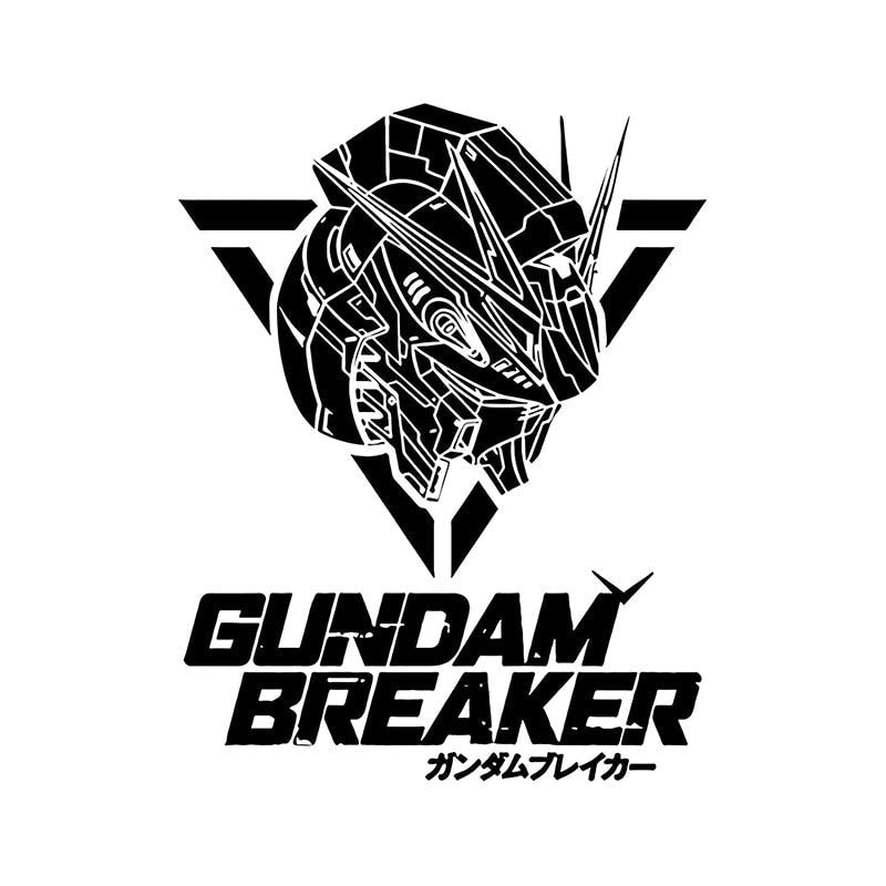 Mobile Suit 'Gundam Breaker | Black Head' Vinyl Car Sticker