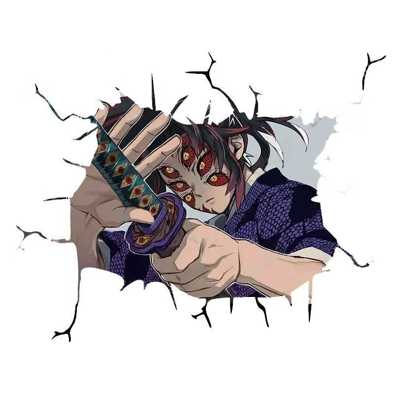 Demon Slayer 'Kokushibo | Six Eyes' Car Window Vinyl Sticker