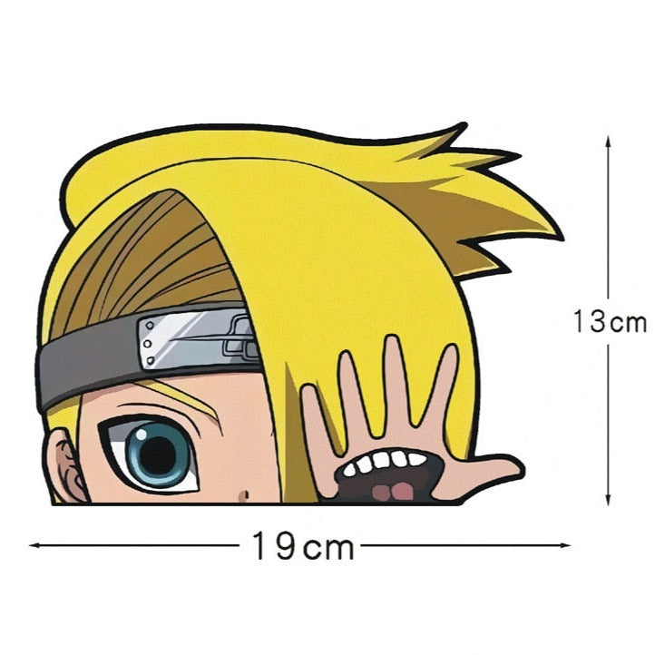 Naruto 'Deidara | Hand Mouth' Vinyl Car Peeker Sticker