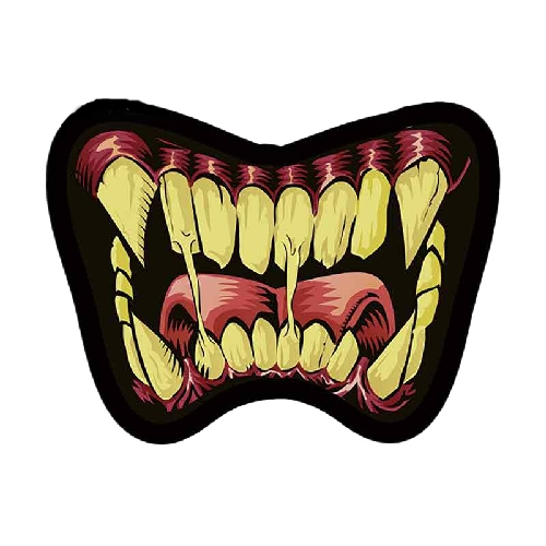 Halloween 'Scary Mouth  | Fangs' Vinyl Car Sticker