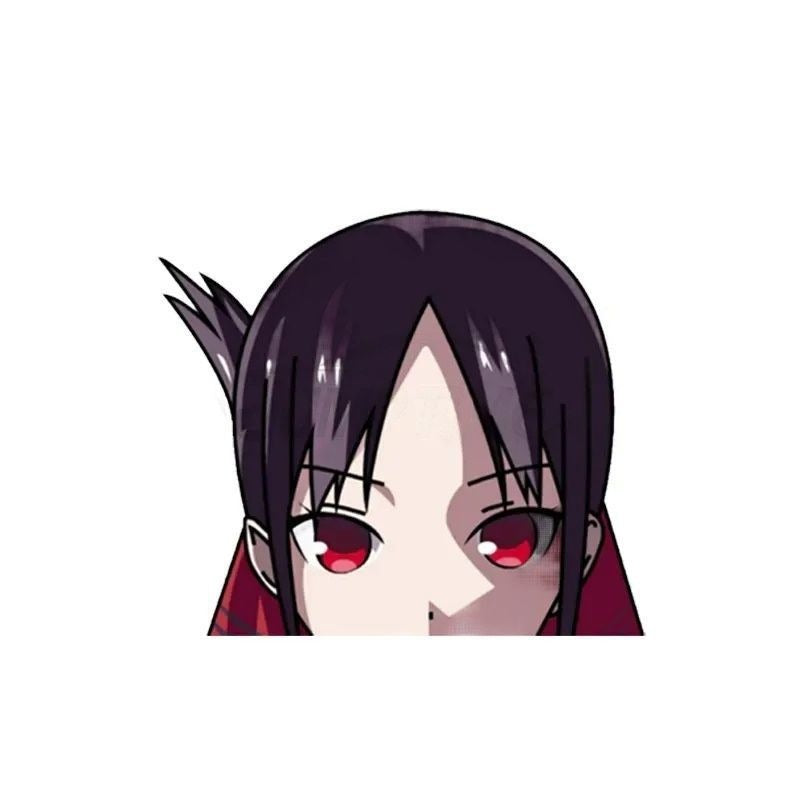 Kaguya-sama 'Kaguya | Serious' Vinyl Car Peeker Sticker