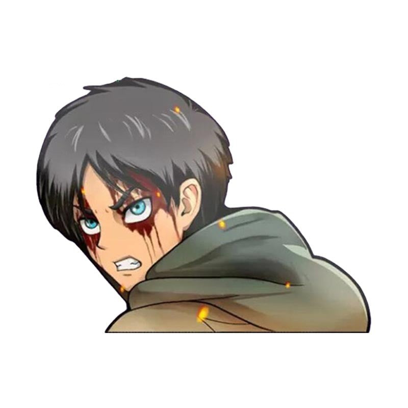 Attack on Titan 'Eren Yeager | Bloody Eyes' Vinyl Car Sticker