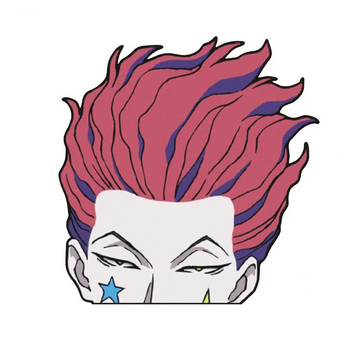 Hunter x Hunter 'Hisoka Morow | Blue Star ' Vinyl Car Peeker Sticker