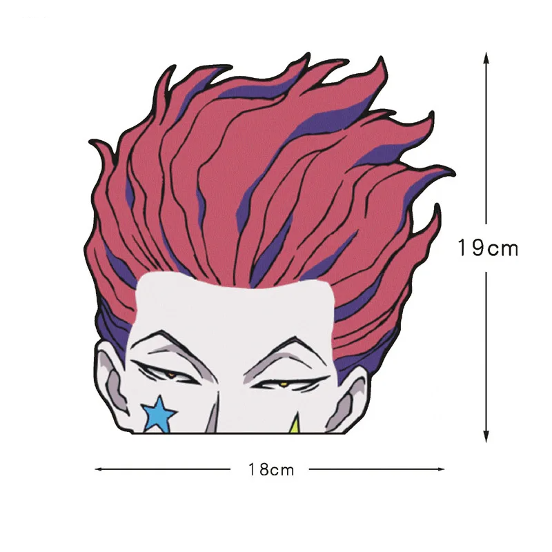 Hunter x Hunter 'Hisoka Morow | Blue Star ' Vinyl Car Peeker Sticker