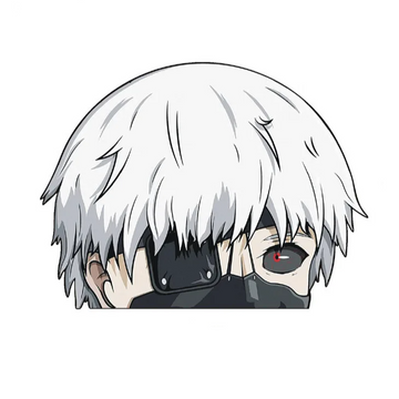 Tokyo Ghoul 'Ken Kaneki | Eye Patch' Vinyl Car Peeker Sticker
