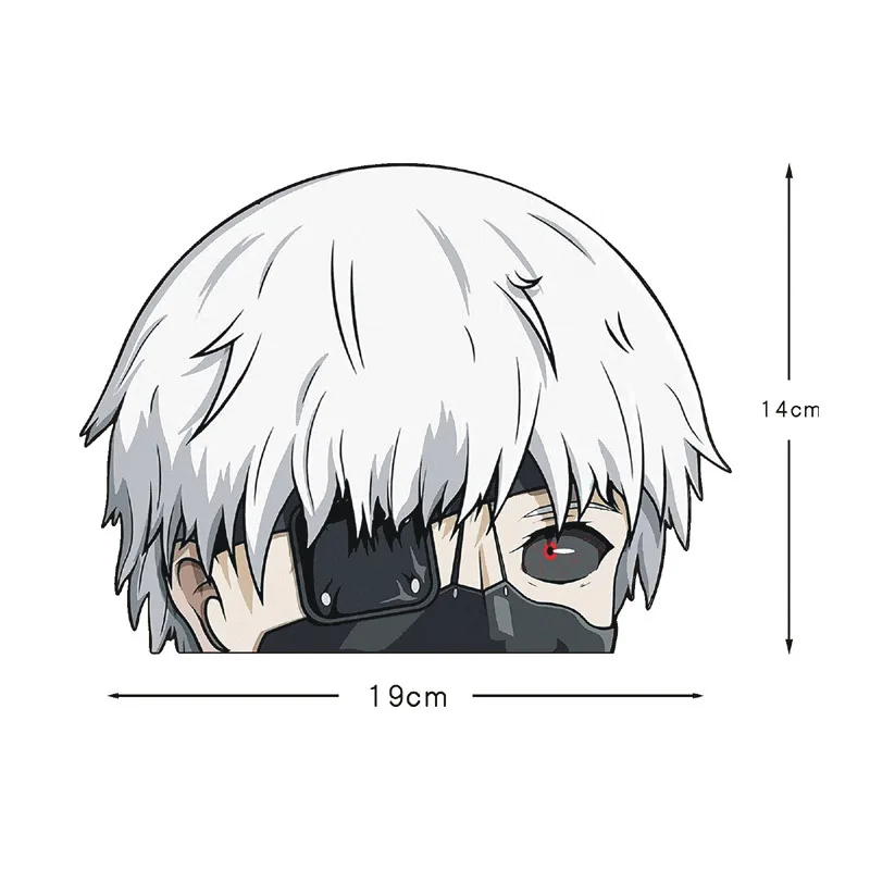 Tokyo Ghoul 'Ken Kaneki | Eye Patch' Vinyl Car Peeker Sticker