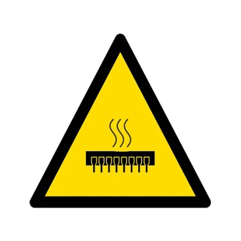 Warning Sign 'Magic Smoke Warning | Caution' Vinyl Car Sticker