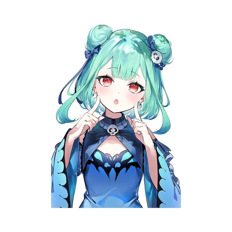 Virtual YouTuber 'Uruha Rushia | Singing' Vinyl Car Sticker