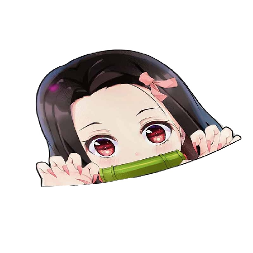 Demon Slayer 'Nezuko | Rawr Hand' Vinyl Car Peeker Sticker