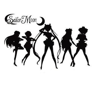 Sailor Moon 'Pretty Guardians' Vinyl Car Sticker