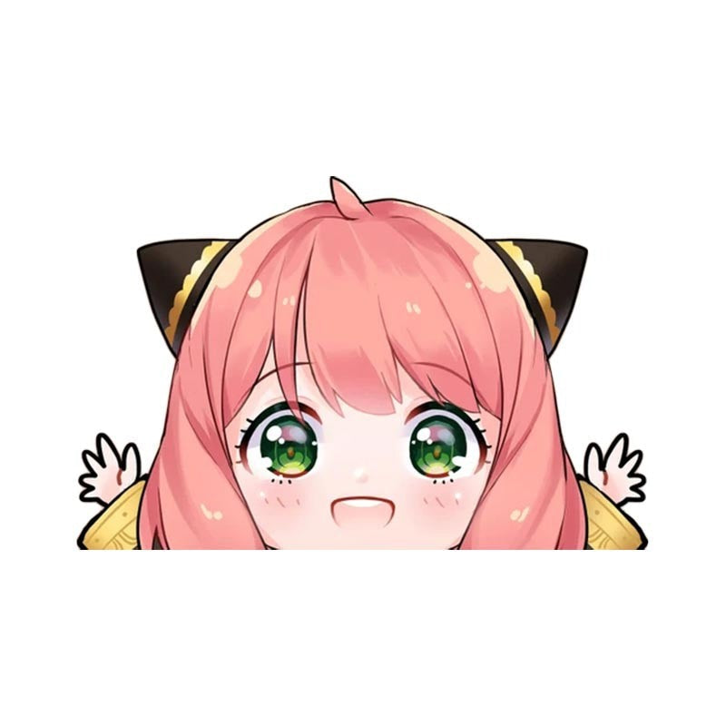 Spy x Family 'Young Anya | Excited' Vinyl Car Peeker Sticker