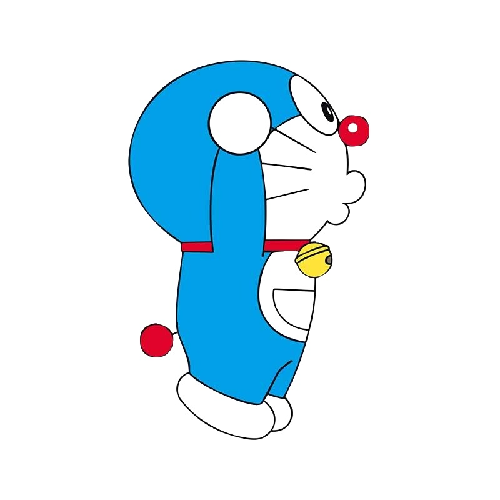 Doraemon 'Looking | Left' Vinyl Car Sticker