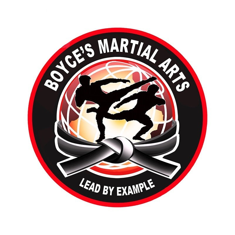 Jiu Jitsu 'Boyce's Martial Arts | Logo' Vinyl Car Sticker