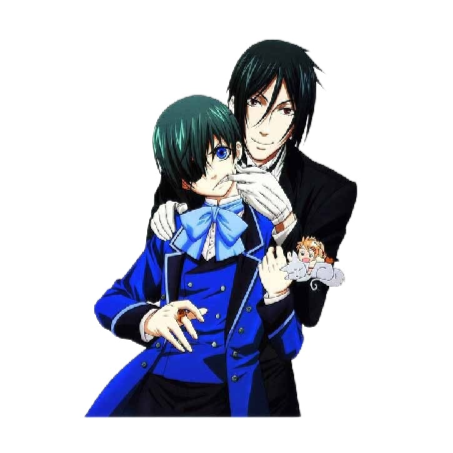 Black Butler 'Sebastian Michaelis and Ciel Phantomhive' Vinyl Car Sticker