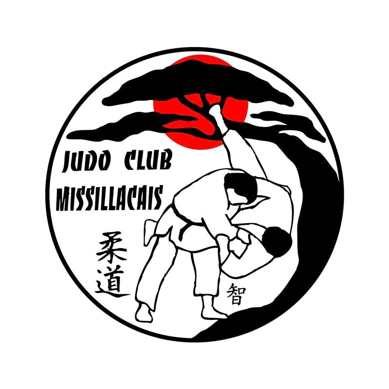 Jiu Jitsu 'Judo Club Missillacais' Vinyl Car Sticker