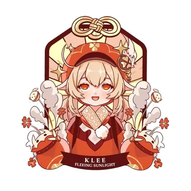 Genshin Impact 'Klee | Fleeing Sunlight' Vinyl Car Sticker