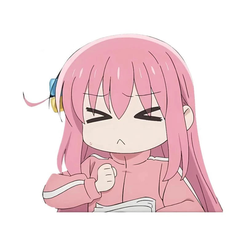 Bocchi the Rock! 'Hitori Gotoh | Fist' Vinyl Car Peeker Sticker