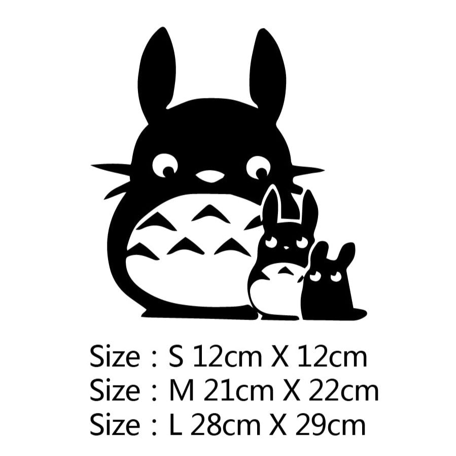 My Neighbor Totoro 'Oh, Chuu And Chibi-Totoro | Portrait | 1.0' Vinyl Car Sticker