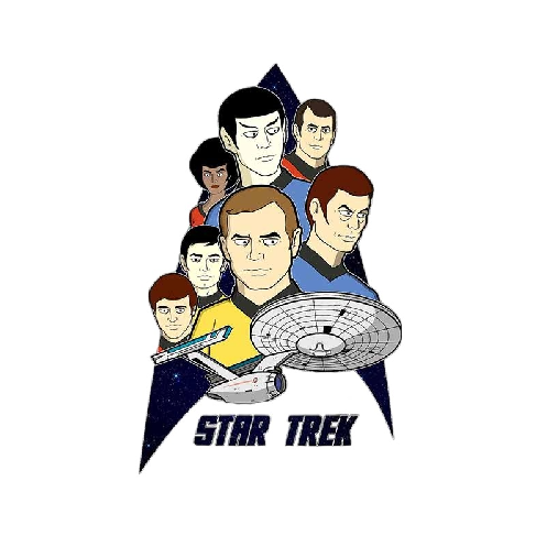 Star Trek 'Casts' Vinyl Car Sticker