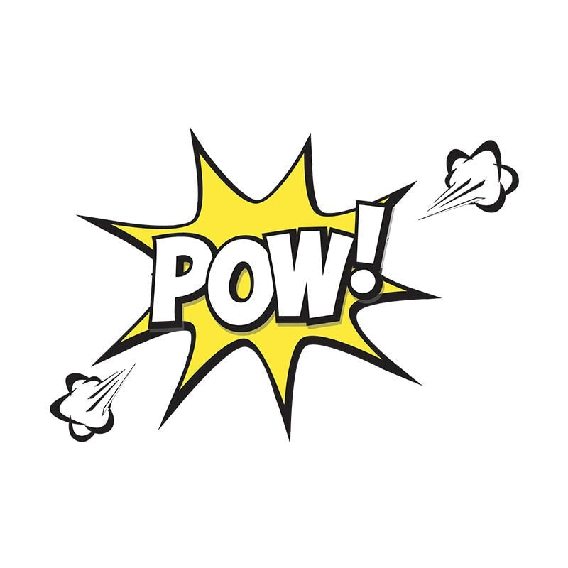 Comic Bubble 'Pow!' Vinyl Car Sticker