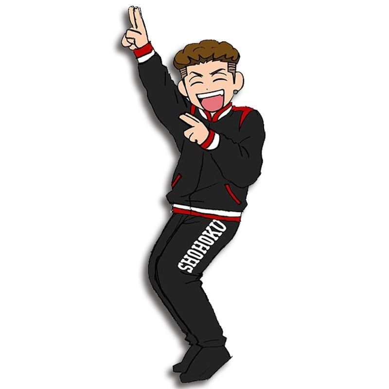 Slam Dunk 'Ryota Miyagi | Happy' Vinyl Car Sticker