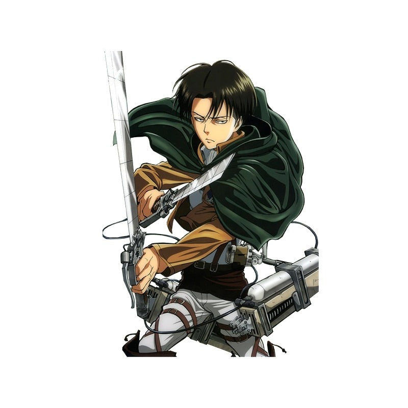 Attack on Titan 'Levi | Holding Swords' Vinyl Car Sticker