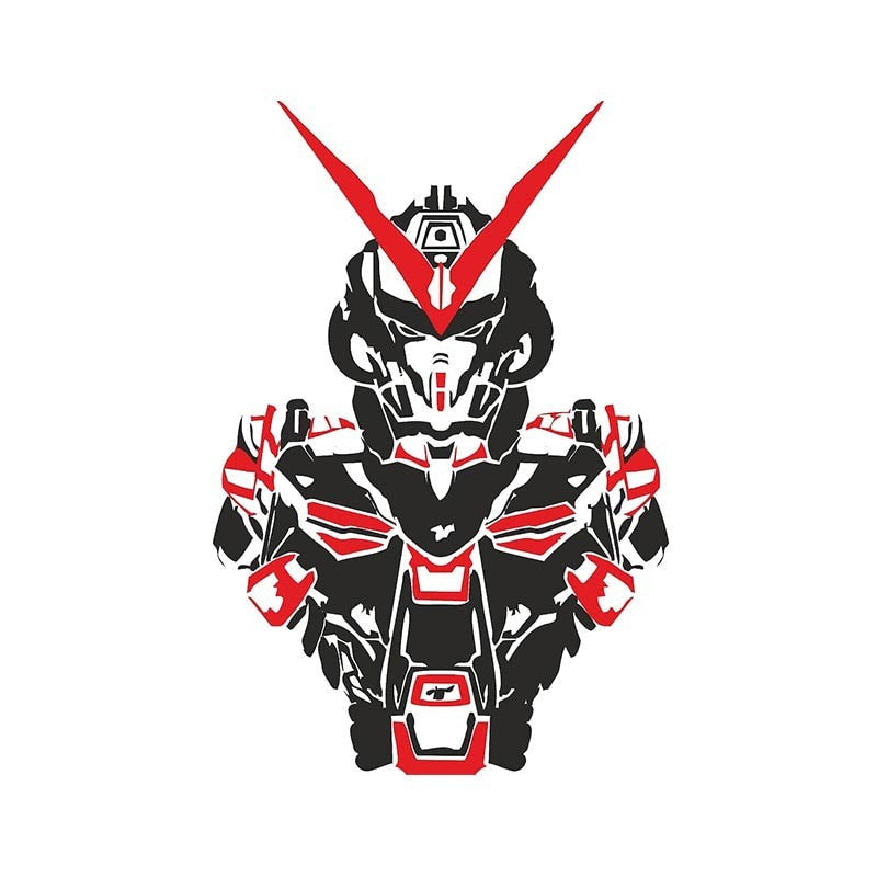 Mobile Suit 'Gundam Astray Red Frame | Black Red' Vinyl Car Sticker