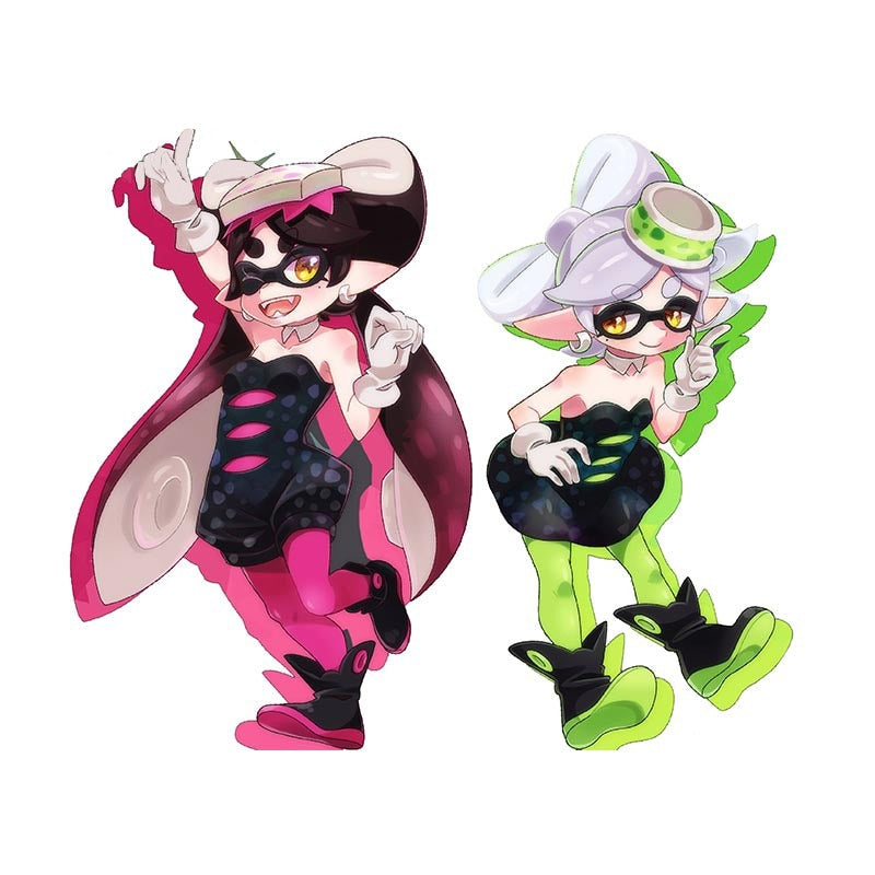 Splatoon 'Callie and Marie | Dancing' Vinyl Car Sticker
