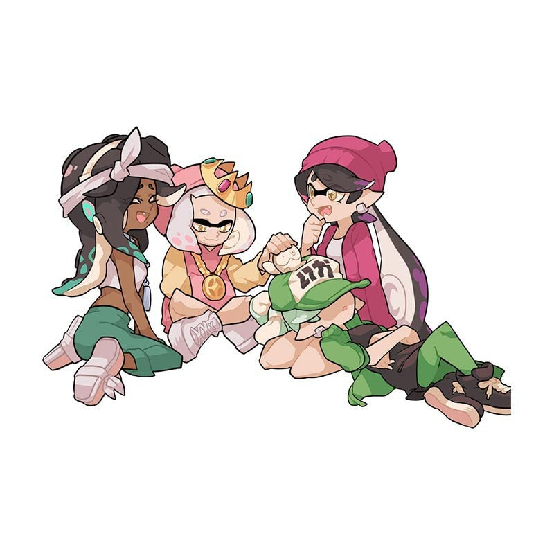 Splatoon 'Marina Ida | Pearl Houzuki | Callie | Marie' Vinyl Car Sticker