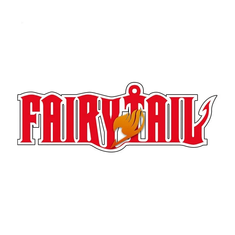 Fairy Tail 'Logo | Red Font' Vinyl Car Sticker