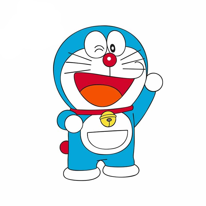 Doraemon 'Wink | Left' Vinyl Car Sticker