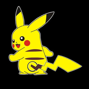 Pokemon 'Pikachu | Smiling | Right' Vinyl Car Wiper Sticker
