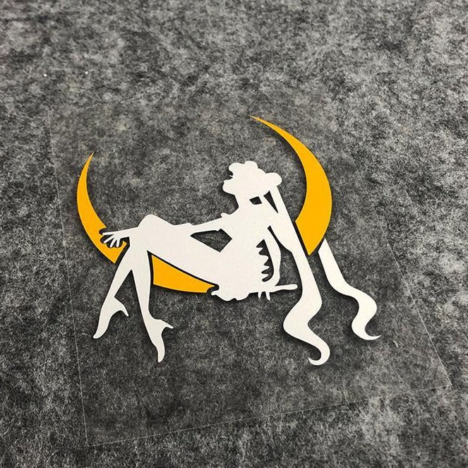 Sailor Moon 'Usagi Tsukino | Crescent Moon 1.0' Vinyl Car Sticker